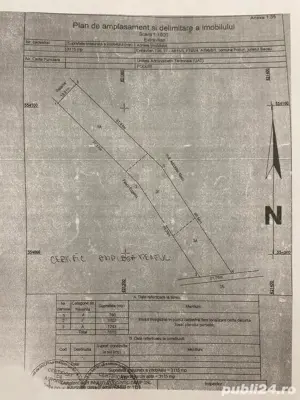 Vand două terenuri extravilane în com. Poduri-Bacau