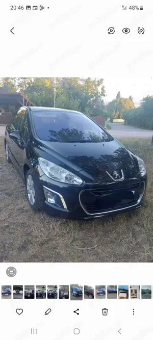 PEUGEOT 308 BENZINA,EURO 5 ,FACELIFT,PANORAMIC,2011,Înmatriculat, 16,benzina, 120 cai