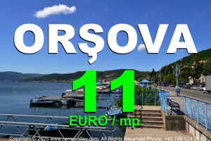 Teren Orsova  Pensiune in expectativa 11 Euro mp.