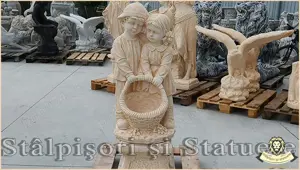 Set copii cu soclu, galben patinat, model S7-S27.