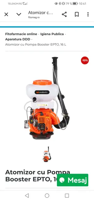 Atomizor 3wf 3 cu pompă Booster 