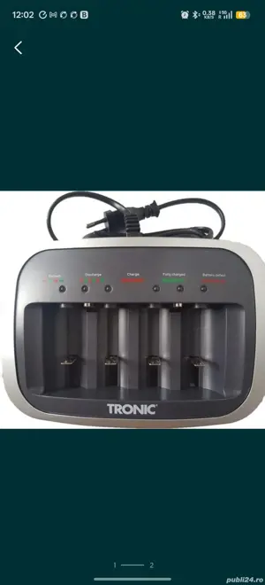 Încărcătorii uni ersal baterii 9V AA AAA C și D - imagine 2