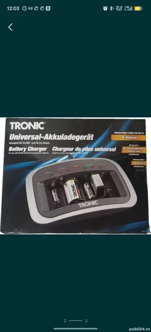 Încărcătorii uni ersal baterii 9V AA AAA C și D