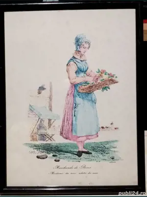 Antică litografie Carle Vernet, anii 1825-1835