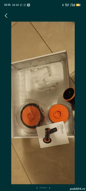 Aparat polishat auto 2 viteze reîncărcabil portabil - imagine 4