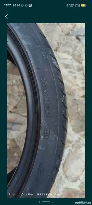 Pirelli Pzero vara 255/35/R20 97Y DOT 2018 - imagine 5