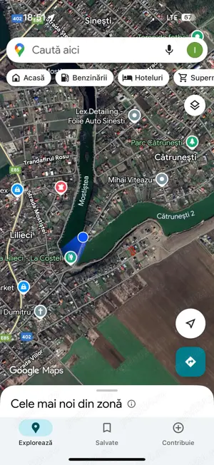 Teren 940mp balta Lilieci