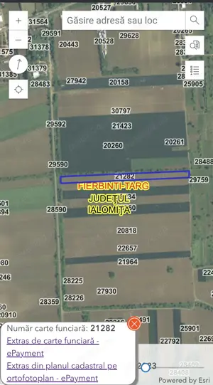 Vânzare Loturi de teren in RATE in Fierbinti Targ