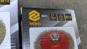 Perie circulară din sârmă pt flex 100mm -115 mm- 125 mm  Vorel si Yato - imagine 4