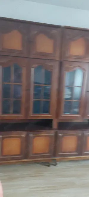 Vând bibliotecă modulara  din lemn masiv,h 220 cm L 270 cm - imagine 3