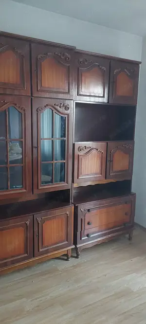 Vând bibliotecă modulara  din lemn masiv,h 220 cm L 270 cm - imagine 4