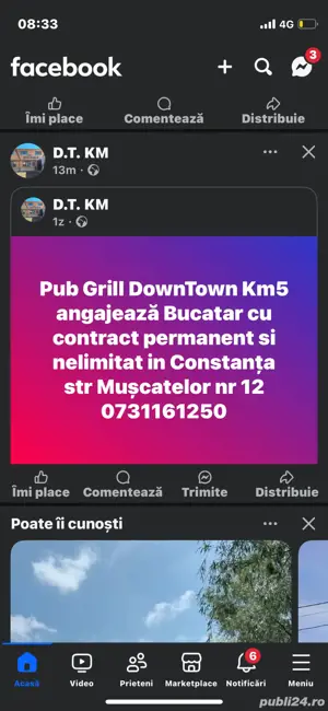 cautam bucatar Constanta