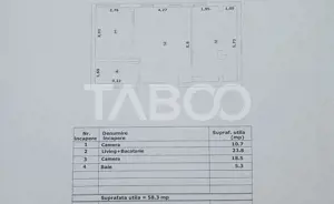 Apartament 3 camere 58 mp utili constructie Premium - imagine 2