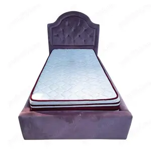 Pat Single cu Somiera Rabatabila si Saltea 200x90 cm; Pat 1 pers