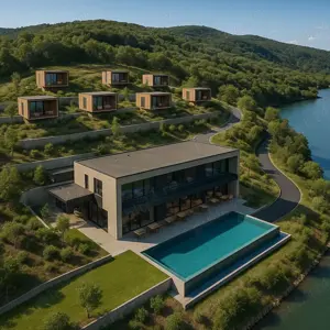 Teren 18000mp pentru Complex Turistic cu functiuni conexe - Heaven Olt la baraj Colun ( SB) - imagine 5