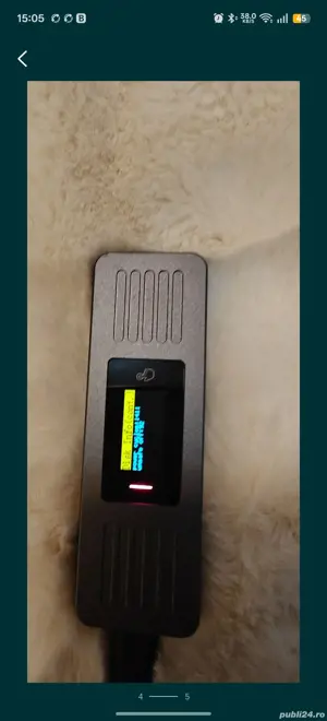 Carcasa cu display pentru NVME M2 SSD - imagine 2