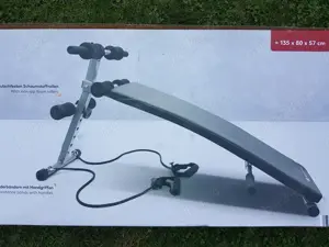 Banca abdomene curbata, noua sigilata cu corzi