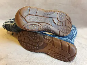 Ghete inalte din blug Tenisi inalti, marimea 37 si 38, noi - imagine 4