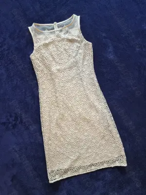 Rochie de zi marimea 36, sarafan S.Oliver, bej