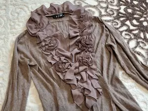 Trenci, bluza, pulovar dama, marimea S M capuccino - imagine 2