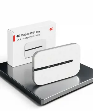 Router 4G LTE de buzunar cu cartelă SIM, 2100mAh, 150Mbps