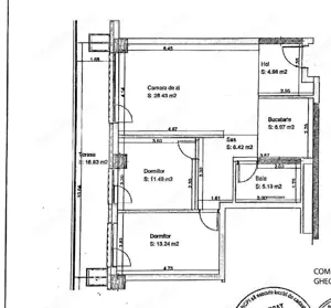 Apartament cu 3 camere, 75 mp, loc de parcare subteran, cartier Zorilor - imagine 11