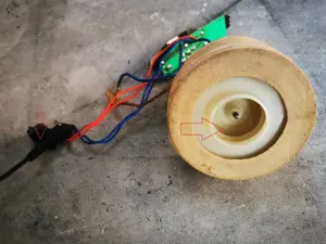 motor 6V DC de aspirator portabil auto motoras ptr machete sau diverse proiecte electronice - imagine 3