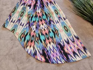 Rochie deosebita cu trena, marimea 40, rochita multicolora - imagine 5