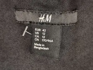 Rochita sarafan HM, marimea 42, rochie neagra - imagine 3