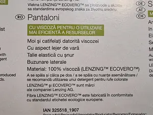 Pantalon dama marimea 42, negru, usori de vara, lejeri, noi - imagine 5