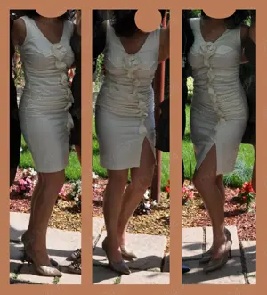 Rochie ivory La Donna, rochita marimea 40