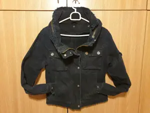 Geaca blug marimea M, geaca neagra 100% bumbac