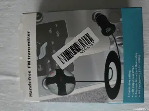 handsfree bluetooth FM transmitter cu USB pt auto - imagine 4