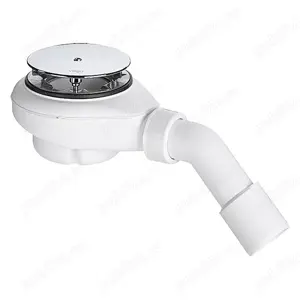 Set de scurgere dus Tempoplex Plus 90 mm, crom