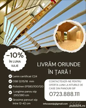 Kit case din Panouri Sip Premium