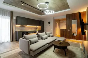 Apartament cu 2 camere de inchiriat EAS cu o terasa de 44 mp