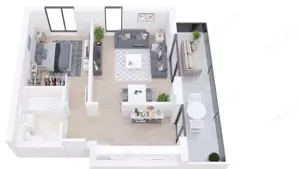 Apartament 2 camere + terasă – Metalurgiei | Bloc nou, finisaje premium