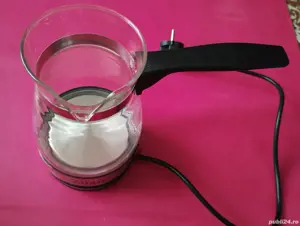 Ibric electric, inox si sticla, nou