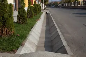 Rigole prefabricate din beton pentru sant trapezoidal - imagine 2