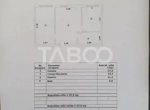 Apartament 3 camere 57 mp utili constructie noua 2025 - imagine 4