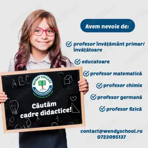 Angajăm profesor limba germană