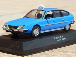 Macheta Citroen CX Pallas D Paris 1975 taxi sc 1:43 + postament