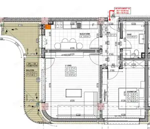 Apartament cu 2 camere cu balcon generos – Elira Plus Residence, Palazu Mare - imagine 3