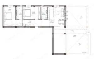 Apartament de vanzare la etaj retras, 3 camere