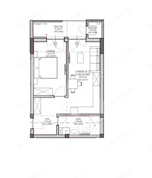 Apartament de vanzare in Sibiu - 2 camere - bloc nou, cu lift