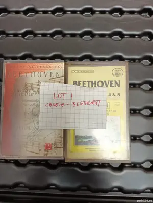 lot 1,,BEETHOVEN ,,Casete audio cu muzica clasica 10bucati - imagine 2