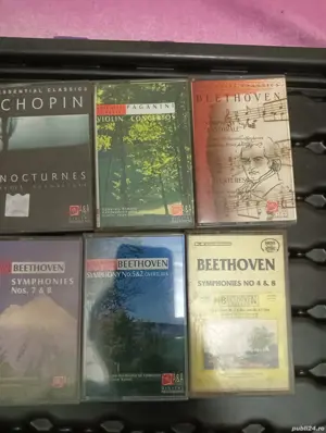 lot 1,,BEETHOVEN ,,Casete audio cu muzica clasica 10bucati - imagine 4