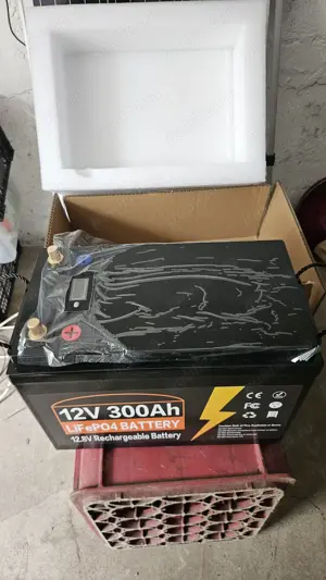Baterie LiFePO4 12V 300Ah Acumulator camper barca NOU rulota camper - imagine 4