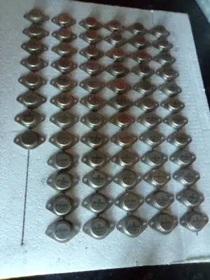 Tranzistori Originali Romanesti 2N3055 6 noi. IPRS Baneasa 1986.