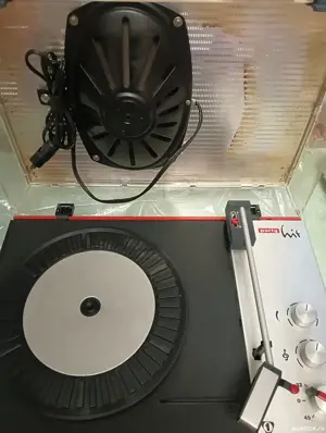 Pikup Unitra licenta telefunken cu amplificare si difuzor,are nevoie de doza! - imagine 2